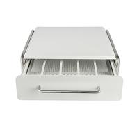 VIIROUD - Cajones para cápsulas compatibles, portadosis, cajón de almacenamiento/soporte de máquina 2 en 1 para Tassimo, 30,5 x 31,5 x 10 cm (36 piezas) color blanco