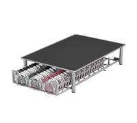 VIIROUD Soporte para cápsulas de café con cajón para almacenamiento de cápsulas de café Dolce Gusto y Vertuoline con capacidad - 28*42*9.5cm gris