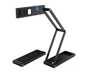 VIISAN, Cámara de documentos portátil USB de doble modo de 13 MP, 4K, cámara web con lente AF, micrófono integrado y LED, diseño multiarticulado, para enseñanza y aprendizaje a distancia