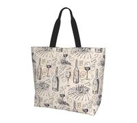 Viiuhvjbj Bolso grande de hombro para mujer, diseño de campo de uva, para el trabajo, la escuela, viajes, compras, uso diario