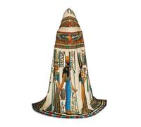 VIIUHVJBJ Capa con capucha para mujeres en el antiguo Egipto para adolescentes, capa para Halloween, cosplay, carnaval, fiesta temática