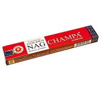 Vijashree Incense Golden Nag Champa - Varillas de incienso (15 g) Meditación aromaterapia
