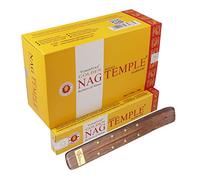 Vijayshree Easy 4 Save - Varillas de incienso de Golden Nag Temple Masala Agarbathi, 180 g, paquete de 12 unidades con soporte gratuito para minoristas