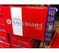 VIJAYSHREE GOLDEN NAG CHAMPA 15 GR. X 12 CAJITAS = 180 GR.