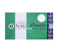 Vijayshree Golden Nag Lamare - Edición Limitada - Fragancia Exclusiva Salvia Blanca y Lavanda - 12 Cajas de 15g = 180g