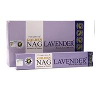 Vijayshree Golden Nag Lavender Masala Agarbathi - Varillas de incienso (15 g), paquete individual