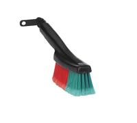 Vikan 525452 Cepillo Flexible para Automóvil, con El Paso Del Agua, 360 mm Longitud, Suave/Partido, Negro