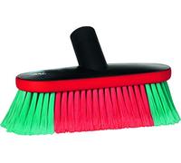 Vikan 526952 Cepillo para Automóvil, con El Paso Del Agua, 230 mm Longitud, Suave/Partido, Negro