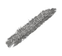 Vikan 549640 Damp 43 Mop, Hook & Loop, 40 cm Tamaño del Sistema VEC, Gris, Caja de 5