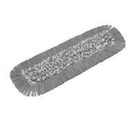 Vikan 549660 Damp 43 Mop, Hook & Loop, 60 cm Tamaño del Sistema VEC, Gris, Caja de 5
