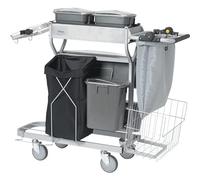 Vikan 580319 Carro de Limpieza Compacto Plus, 60 cm Tamaño del Sistema VEC, Gris