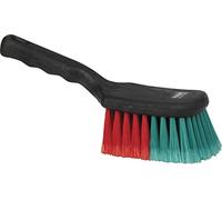 Vikan - Cepillo de mano para transporte 275 mm, mango corto, fibras suaves - Negro