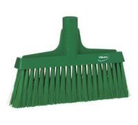 Vikan Green Broom Lobby Soft/Stiff 10.25"""" PP/PET 3104