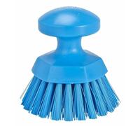 Vikan - Higiene - Cepillo de trabajo redondo - Fibras duras - Azul