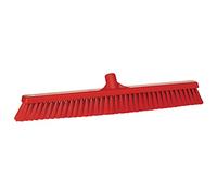 Vikan - Higiene - Escoba - Fibras suaves - Rojo