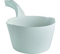 Vikan - Higiene - Recipiente de pala - Redondo - Pico vertedor - Blanco - 1L