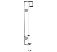 Vikan - Higiene - Soporte de pared - Para cubos de 6 litros y 12 litros y tapas - Acero inoxidable - Plateado
