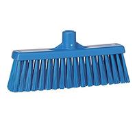 Vikan Hygiene 3166-3 Broom w/straightneck, medium, blue, 310mm /15