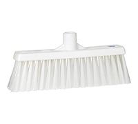 Vikan Hygiene 3166-5 Broom w/straightneck, medium, white, 310mm /15