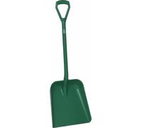 Vikan Pala grande ligera y duradera de plástico a prueba de óxido de alimentos nieve Muck (verde)