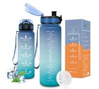 Vikaster Bottle, Trinkflasche 1l, Trinkflasche FahrradTrinkflasche Kohlensäure Geeignet, Sportflasche für Kinder, Fahrrad Schule, Fitness, Outdoor.