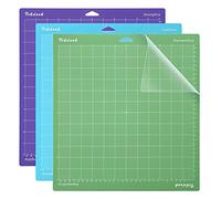 VIKDOOK Alfombrilla de corte compatible con Cricut Maker 3/4/Explore 3/Air 2/Air/One de 12 x 12 pulgadas, agarre adhesivo de repuesto ligero, estándar, tapete de agarre fuerte