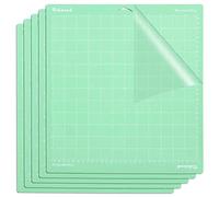 VIKDOOK Tapete de corte para Cricut Maker 3/Maker/Explore 3/Air 2/Air/One 12 x 12 pulgadas, agarre variado, luz adhesiva de repuesto, alfombrilla de agarre fuerte estándar para accesorios Cricut, 5