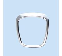 VIKEP Centro del volante Logo lonas Accesorios Pegatinas Recorte for Audi A4 B6 B7 B8 A6 C6 A5 Q5 Q7 A3 8P S3 8v Interior Car Styling Car Styling (Color Name : Silver)