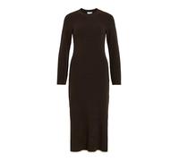 Vikerry O-Neck L/S Knit Maxi Dress-Noos, marrón (Coffee Bean), M