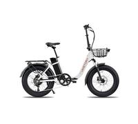 Viketory Granit Bicicleta Eléctrica FatBike Plegable Batería 48V 15Ah Ruedas eBike 20" x 4.0 Motor Trasero 250W 80Nm Shimano Altus 7V Suspensión Delantera hasta 70-100 Km Autonomía