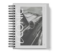 Vikguirao - Agenda Infinita ICONIC | Crea tu planning sin límites | 290 páginas de alto gramaje 120 g | Portada transparente vinilada | Dashboards premium | Wire-O negro | 16,8 × 22,5 cm