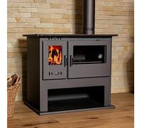 Viki Lix Wood Burning Cooker Stove 10.5 kW with Oven and Cooktop