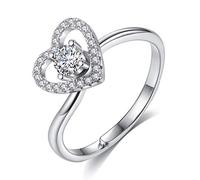 VIKI LYNN Unisex Mujer 0.925 plata de ley Cubic Zirconia