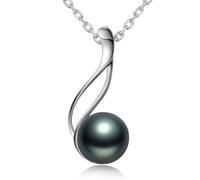 VIKI LYNN Unisex plata Perlas de Tahiti/perlas negras madre perla