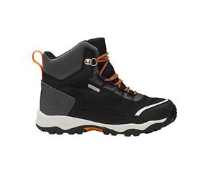 Viking Ak k a r v i k Mi d WP, Zapatos para Caminar, Unisex Niños, Black/Orange , 39 EU