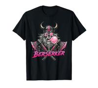 Viking Berserker Warrior Skull Blowing Bubblegum Nordic Camiseta