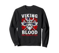 Viking Blood Runs Through My Veins Bandera Noruega Noruega Sudadera