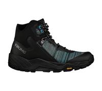 Viking Ce r r a Ro l l i n g Mi d GTX, Zapatos para Caminar, Unisex adulto, Black/Aqua, 38 EU