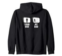 Viking Chess Your Dad My Dad My Dad Hija Son Funny Kubb Sudadera con Capucha