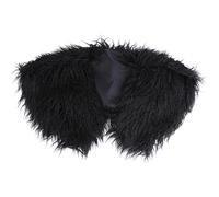 Viking - Collar de piel sintética para mujer, bufanda, accesorio de disfraz de vikingo, piel sintética, abrigo de piel vikinga, piel de hombro, piel medieval, cubierta de hombro para mujer, bufanda de