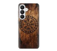 Viking Compass Wood Funda Carcasa Case para Samsung Galaxy S26
