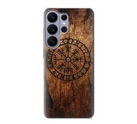Viking Compass Wood Funda Carcasa Case para Samsung Galaxy S26 Ultra