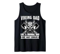 Viking Dad es como un Padre Normal, Pero con un diseño Divertido y Genial Camiseta sin Mangas