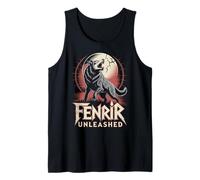 Viking Fenrir Lobo Mitología nórdica Celta nórdica Camiseta sin Mangas