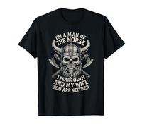 Viking Guerrero Vikingo Mitología nórdica Abuelo nórdico Camiseta