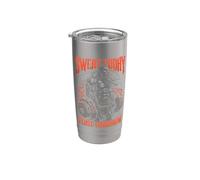 Viking Gym Sweat Today Feast Tomorrow divertido peso muerto nórdico Vaso térmico de acero inoxidable de doble pared