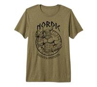 Viking Gym Warrior Nordic Fuerza y acondicionamiento físico Camiseta Premium