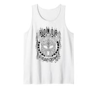 Viking Honor - Casco Pesado de Guerrero con runas nórdicas Camiseta sin Mangas