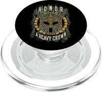 Viking Honor - Casco Pesado de Guerrero con runas nórdicas PopSockets PopGrip para MagSafe