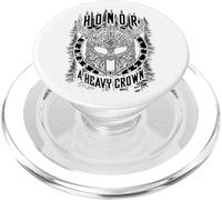 Viking Honor - Casco Pesado de Guerrero con runas nórdicas PopSockets PopGrip para MagSafe